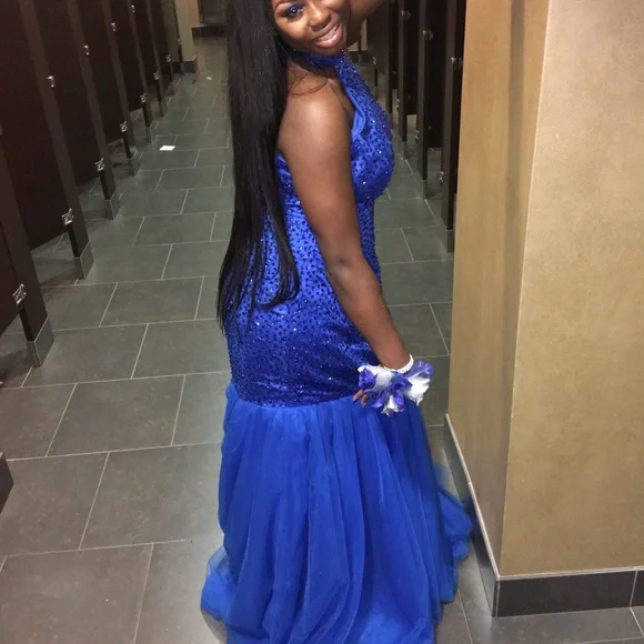 dresses in blue colour Princess Ball Gown Blue Quinceanera Dresses Tulle Sweet 16 Dresses US12 / Custom Color
